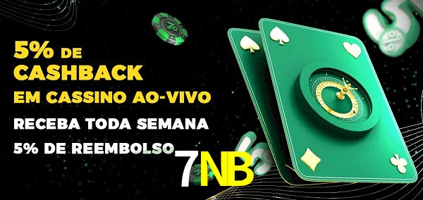 Promoções do cassino ao Vivo 7NB